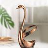 304 Stainless Steel Fruit Fork Cake Mooncake Fork Dessert Coffee Spoon Swan Shaped Base Combination Fruit Tableware Set YLE531