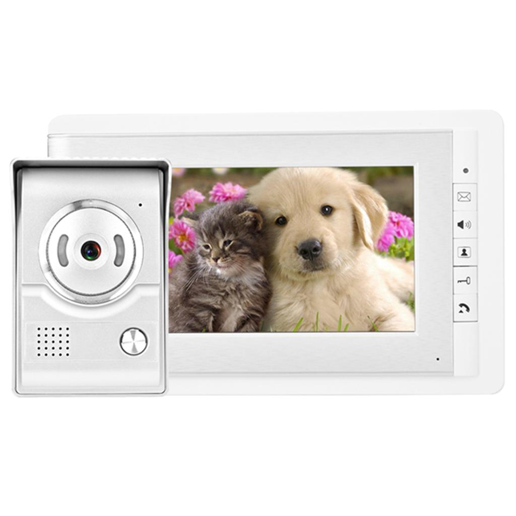 7 In Color HD TFT?LCD Smart Doorbell Video Intercom Entry System(V70C L+ )