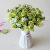 30cm 15Heads Artificial Mini Roses Flower Bouquet Home Living Room Office Desktop Ornament Fake Flowers Wedding Party Decor