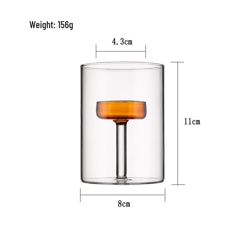 Severský skleněný svícen: Evropský lehký luxus pro romantické večeře