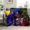 Game S-Sally Face Flannel Blanket Warm Soft Halloween Christmas Couch Warm Cozy Decorative Decor Gift for All Season