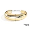 Exaggerated Geometric Wide Cuff Bangles for Women Men Punk Hip Hop Chunky Gold Silver Color Statement Bracelet Jewelry Gift