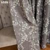 1PC LOZUJOJU French Antique Style Versatile Printed Curtains Full Blackout Curtains for Bedroom Living Room Balcony Window for Home Decor
