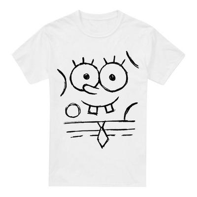 SpongeBob SquarePants Mens Sketch Smile T-Shirt