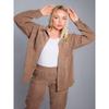 Women's Loose Fit Two-piece suit Long Sleeve Blouse Elastic Waist Joggers