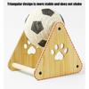 Cat Scratching Ball Sisal Cat Scratcher with Dynamic Soccer Design Vertical Exercise Wheel for Kitten Training