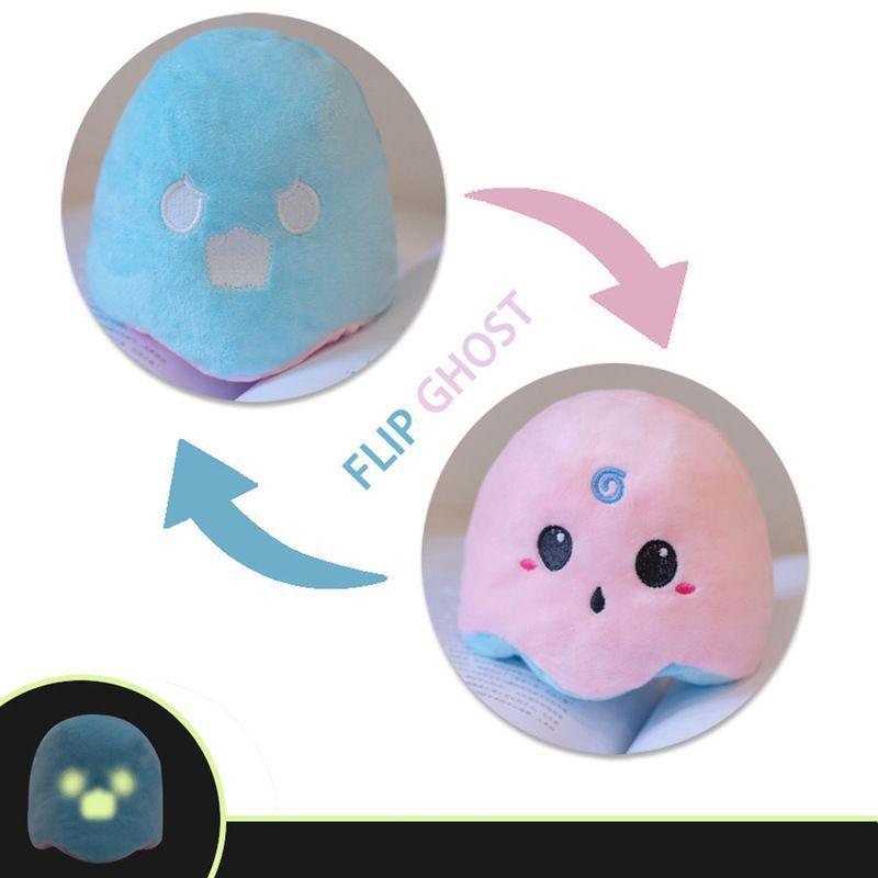 Entzückendes Wendbares Geisterplüschtier Plüschpuppe für Halloween- und Weihnachtsfeiern