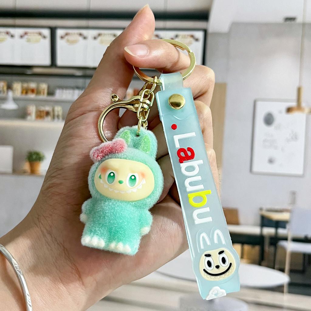 Cartoon Cute Flocking Key Pendant Doll Doll Bag Pendant Creative Small Gift