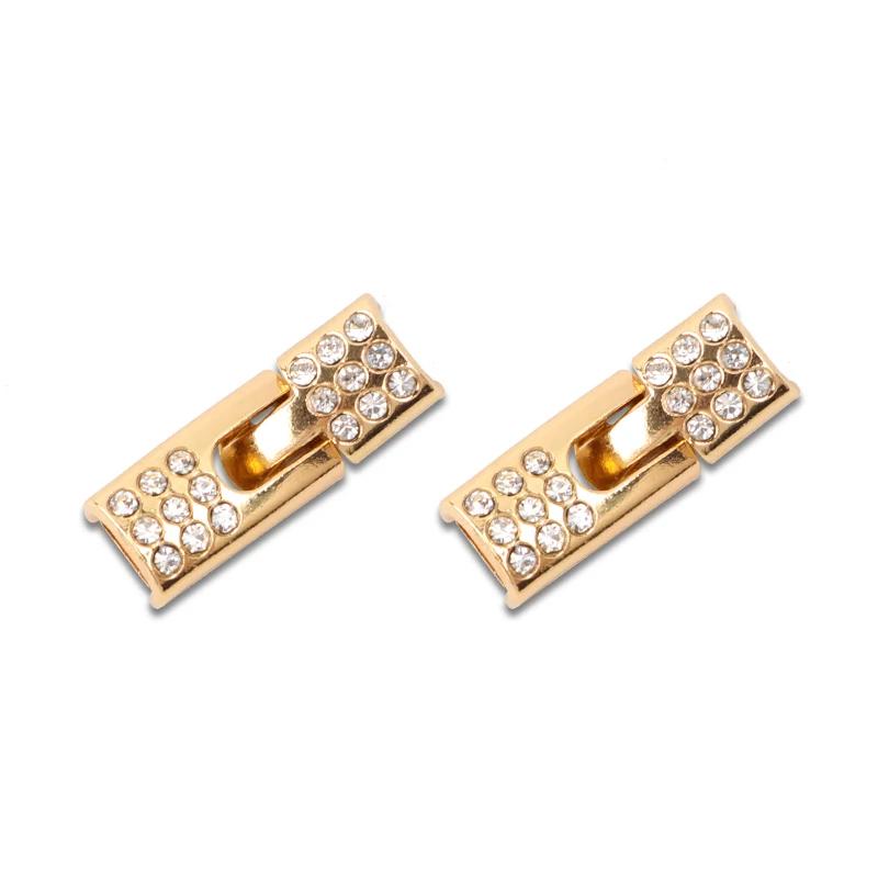 Fashion Elastic No Tie Shoelaces Rhinestone Cross Lock Tieless Shoelace Flat Shoe Laces Suitable for Sneakers and Athletic Shoes