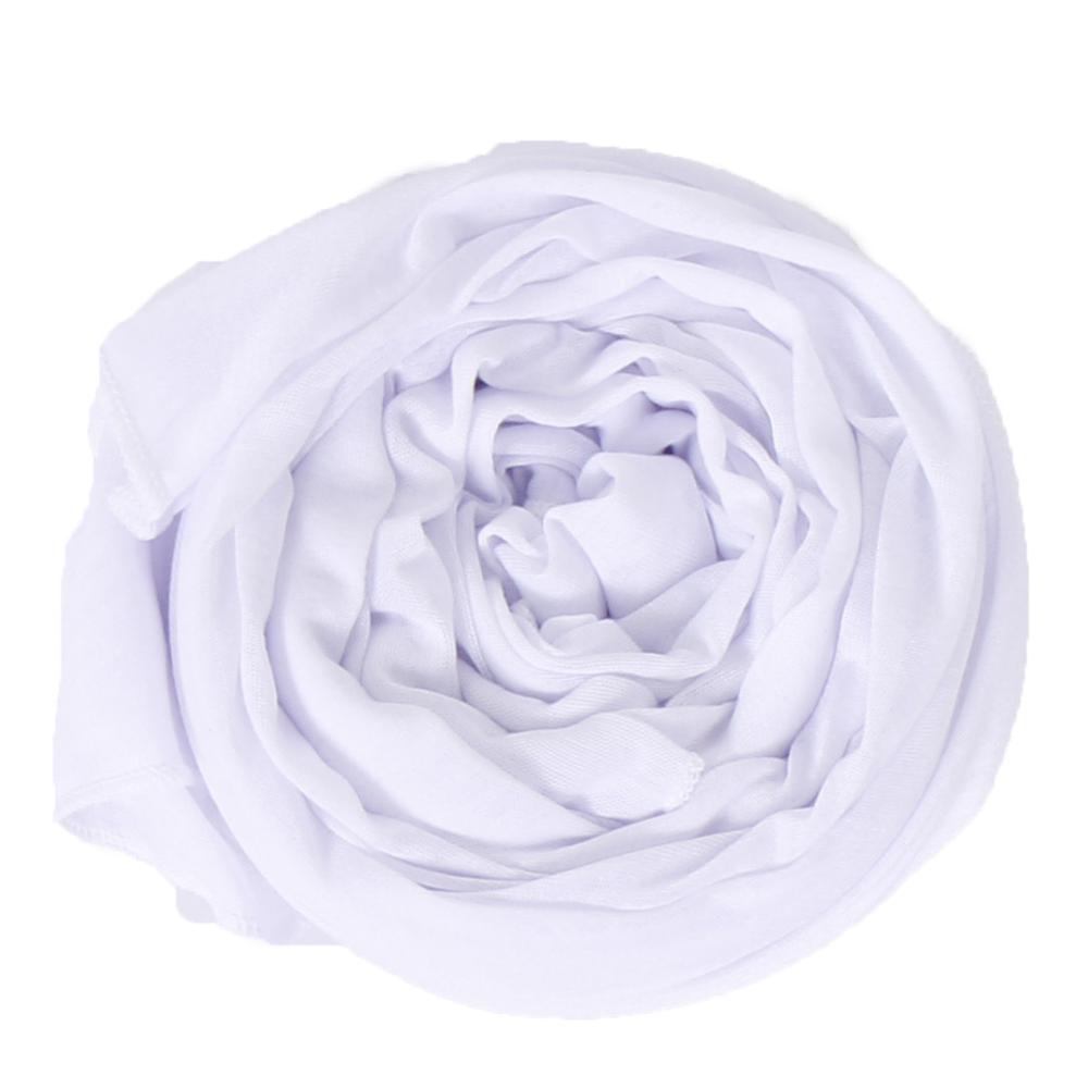 Muslim Hijab Jersey Scarf Soft Solid Shawl Headscarf Foulard Femme Musulman Islam Clothing Arab Wrap Head Scarves Hoofddoek