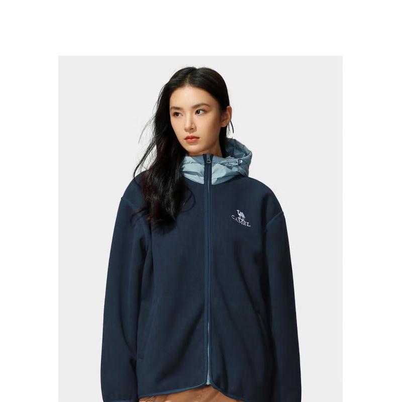 CAMEL JF8353 Couple s Hooded Fleece Liner Jacket L