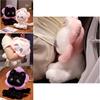 Cat Beauty Plush Toy Cute Cartoon Black And White Cat Perfect Gift For Girls