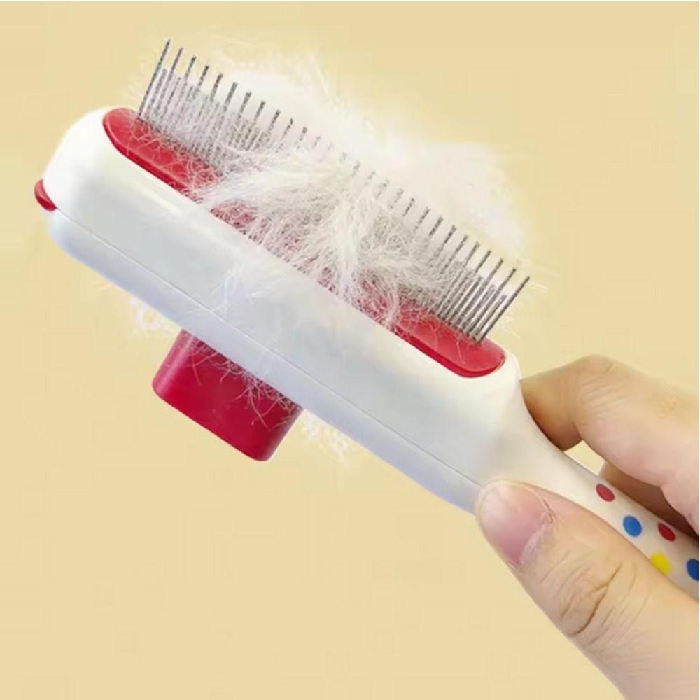 Portable Cat Hair Remover Comb Bear Shape Pet Hair Knotting Comb Cat Grooming Brush  Hair Removal