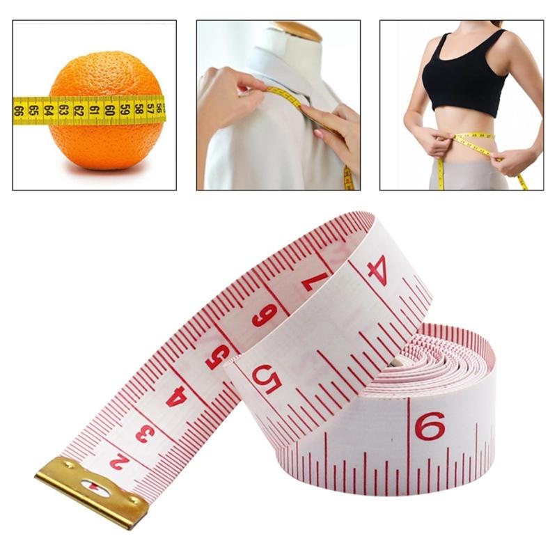 Practical Retractable Measuring Set With 150cm Steel Tape And 200cm Soft Cloth Measure Ideal For DIY Sewing Construction