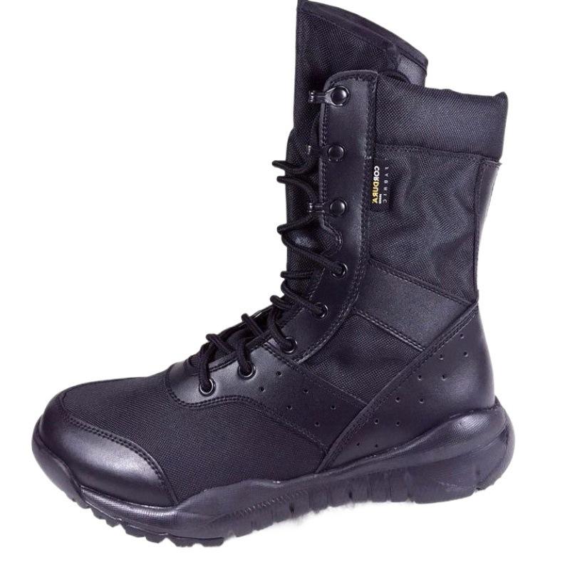 Herren Sommer Mesh Atmungsaktive Outdoor Kampfstiefel - High Top Europäisch/Amerikanischer Martin Stil