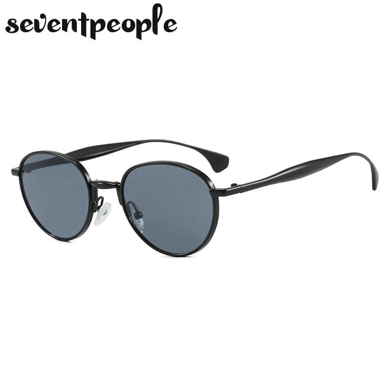 Steampunk Small Frame Oval Sunglasses Women  Luxury Brand Trendy Metal Frame Sun Glasses For Ladies Fashion Shades UV400