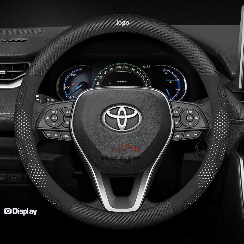 

Funda de Cuero para Volante de Coche para Toyota CHR RAV4 Corolla Highlander Prius Yaris Prius RAIZE RUSE Auris Camry Accesorios