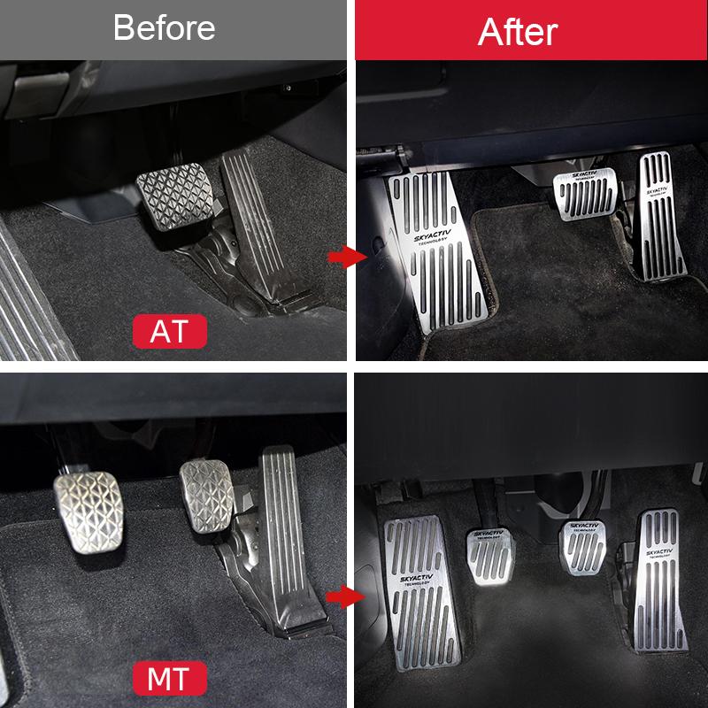 For Mazda 3 BP CX30 CX-30 CX50 CX60 MX30 2019 - 2021 2022 2023 2024 2025 Car Foot Rest Accelerator Brake Pedal Cover Accessories