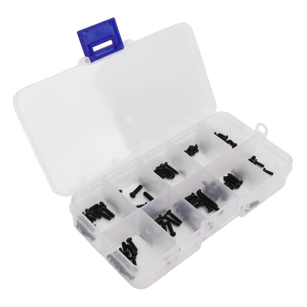 100Pcs/Set RC Car Accessory Screws Assortment Kit for MJX 16208/16207/16210 1/16 Brushless RC Car