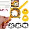 Sada závitů na plastové trubky z PVC 1/2" 3/4" 1" 60° Závitořez na trubky s kuželem pro čerpadla Potrubí závitová matrice Ruční nástroj pro sanitární opravy