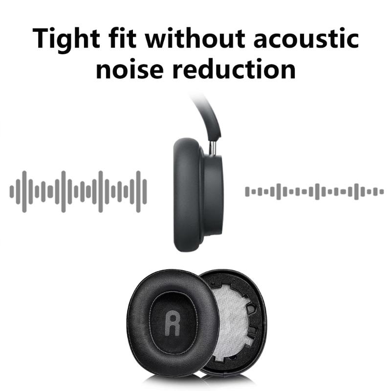 Coussinets d'oreille de remplacement Coussin d'écouteur/Coussin d'arceau pour Casque Tune T750BTNC T760NC Coussinets d'oreille en éponge isolant du bruit