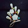 High-End Luxury Flower Pearl Brooch and Corsage Pin – Creative Versatile Accessory