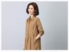 2024 Women's Mid-Length Trench Coat: Chic Spring & Autumn Fashion for Mature Women