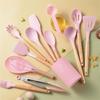 14 Pcs Silicone Kitchen Utensils Set Heat Resistant Cooking Utensils Easy Clean