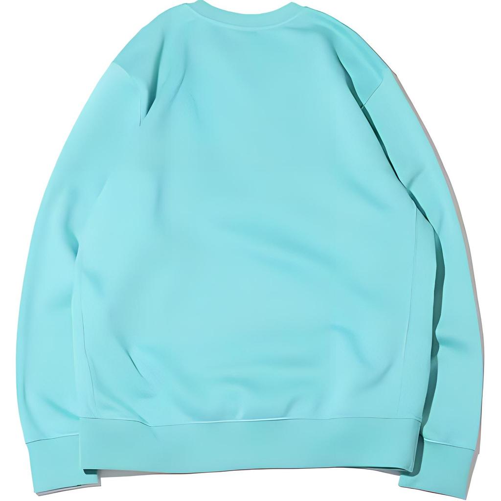 Nike Solid Color Letter Embroidered Crew Neck Pullover Long Sleeve Sweatshirt Unisex sweatshirt Light-Blue BV2663-392