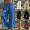2026 Autumn/Winter Women's Casual Striped Cotton Drawstring Pants