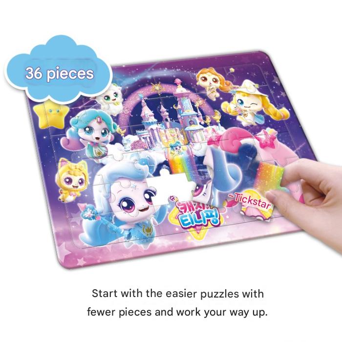 Made In Korea - Shooting Star Catch! Teenieping Season 5 Zipper Puzzle – 2 Types (KC-Certified)