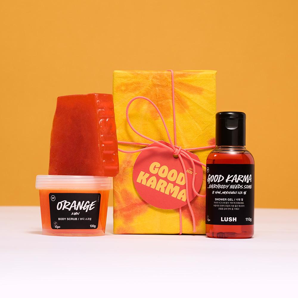 

[Lush] Good Karma 3-Piece Body Care Gift Set