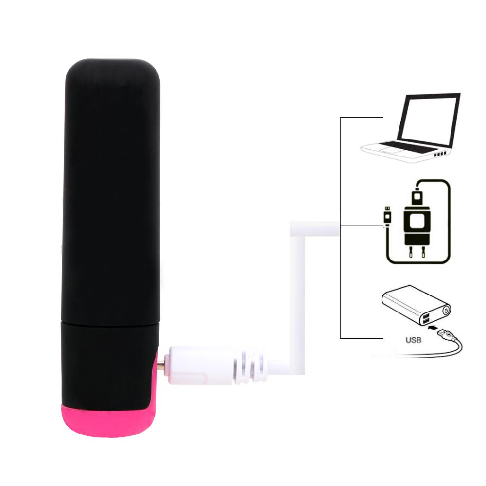 10 Speeds Strong Vibration Sex Toys for Women USB Rechargeable G-spot Massager Mini Bullet Vibrator With Rabbit Cap
