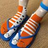 Harajuku Fashion Toe Socks Striped Eel Funny Personalized Mid Tube Socks Japanese Sweat Absorbing Breathable Cotton Soft Sock