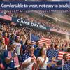 2026 USA Fan Kit Patriotic Supporter Set for Game Day Headband Sunglasses Watch Parties National Celebrations