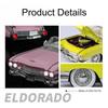 1:24 Scale Eldorado Biarritz 911 Sports Car Model Toy Metal Diecast Sound Light Shock Absorption Models Home Decoration Gifts