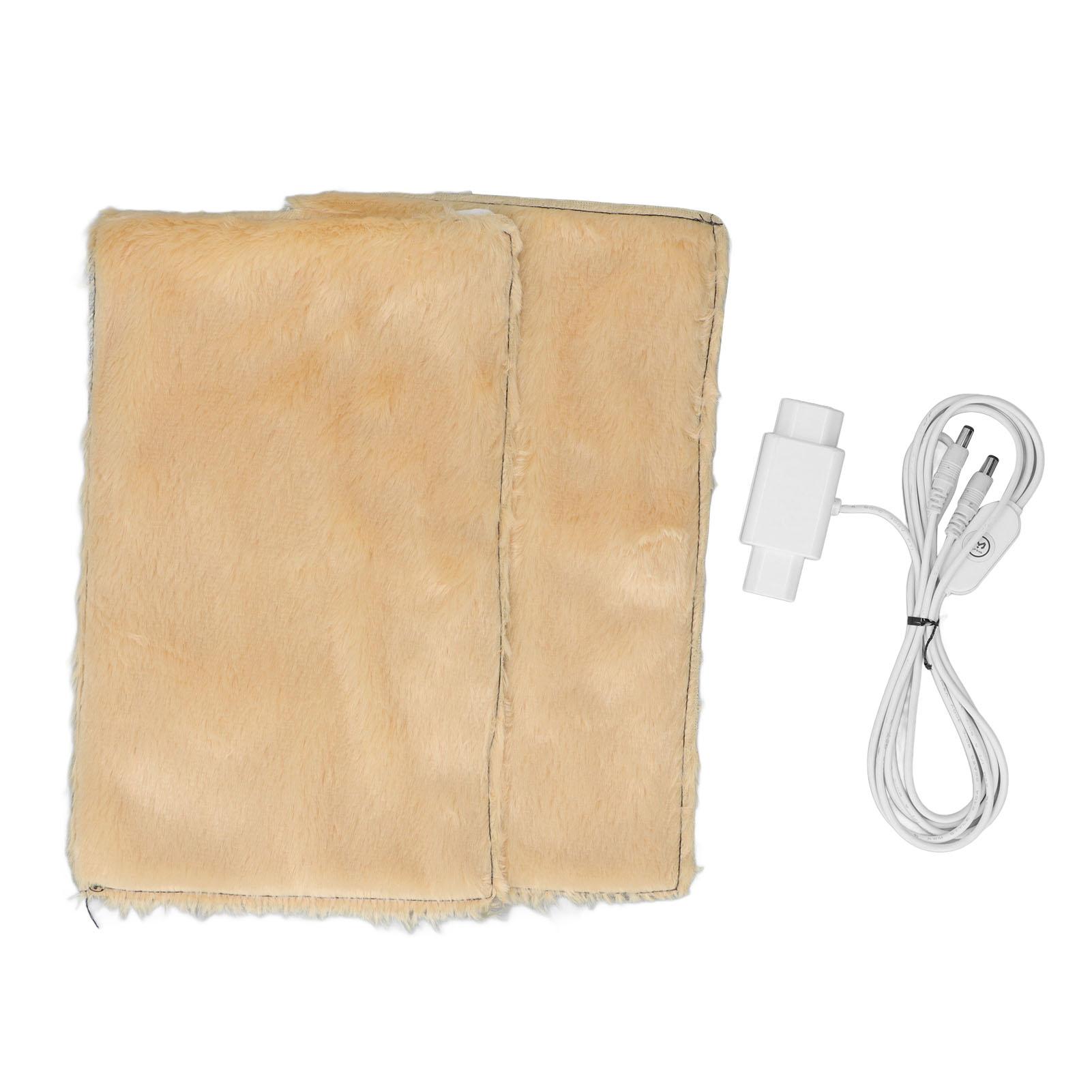 2Pcs Motorcycle Electric Heating Pad Fast Heating Winter Electric Heater Handlebar Warmer Heated Grip Pads for Electric Bike