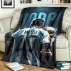 Coperta Tema MESSI Adatta per Letti Divani e Campeggio Perfetta Sia per Uomini Che per Donne Biancheria da Letto Comoda Tutto l'Anno