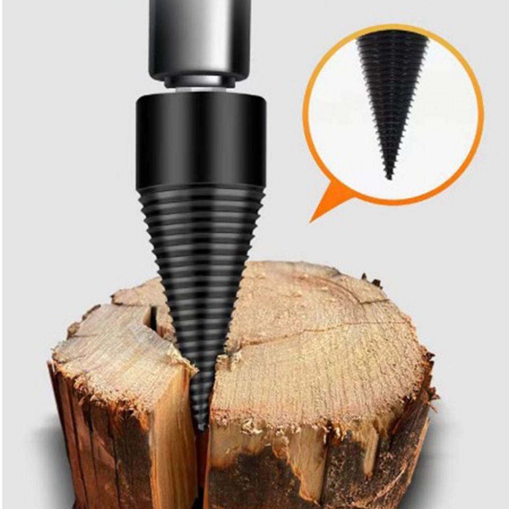 4Pcs Screw Cones Wood Drill Bit 32mm 42mm 50mm Log Splitter  for Electric and Hand Drills