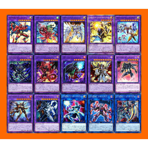 Yu-Gi-Oh! Deck Hero Deck C Hero Chaos E Hero Thunder Giant-Voltic Thunder E-Hero Sinister Necrom 55 GX Cards