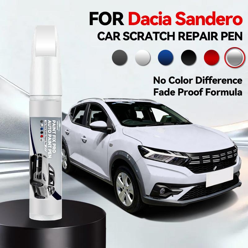 

Vehicle for Exclusive Use Car Paint Repair Pen For 2008-2025 Dacia Sandero Paint Scratch Repair Accessories Blue Green Grey Red срібний