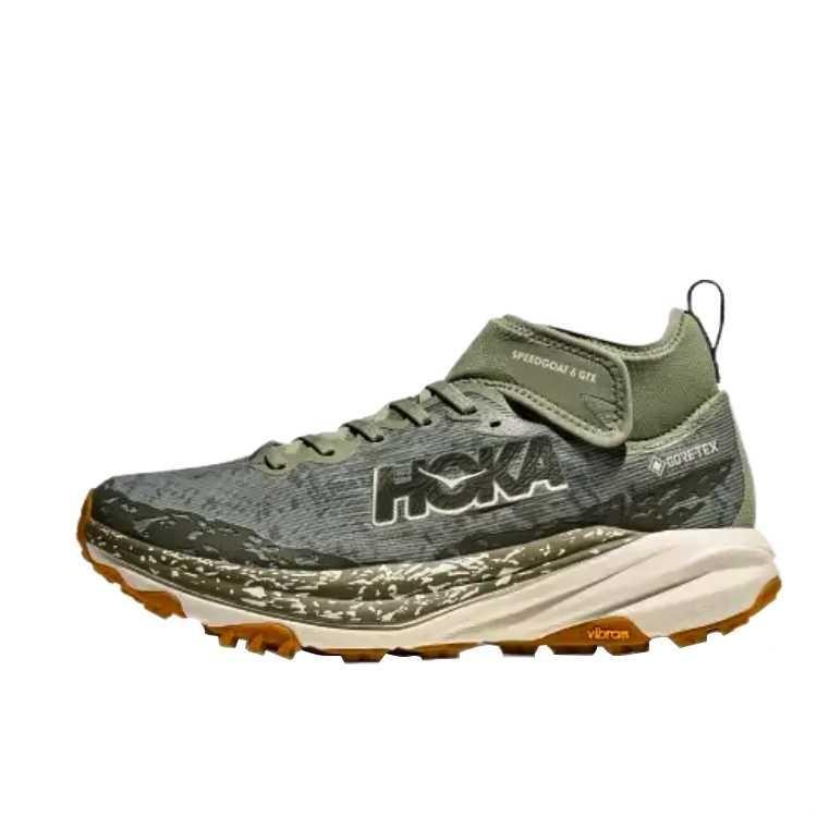 HOKA ONE ONE Speedgoat 6 Mid Gore-Tex Sea Moss Oat Milk Men s 1155152-SMLK EU 42