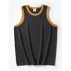 American-Style Fitness Tank Top for Men, Cotton Workout Vest for Summer, Foreign Trade Men's Basketball Sleeveless T-Shirt