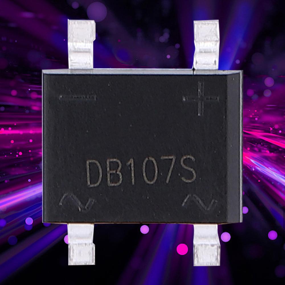 1A 1000V DB107S Multiple Batches Square Rectifier Bridge Full Current Voltage (10pcs)