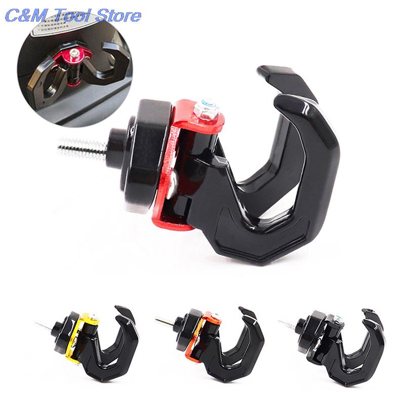 New Aluminum Alloy Motorcycle Luggage Helmet Holder Hook Mount Motorbike Scooter Helmet Holder Bag Hook Hanger With Screw