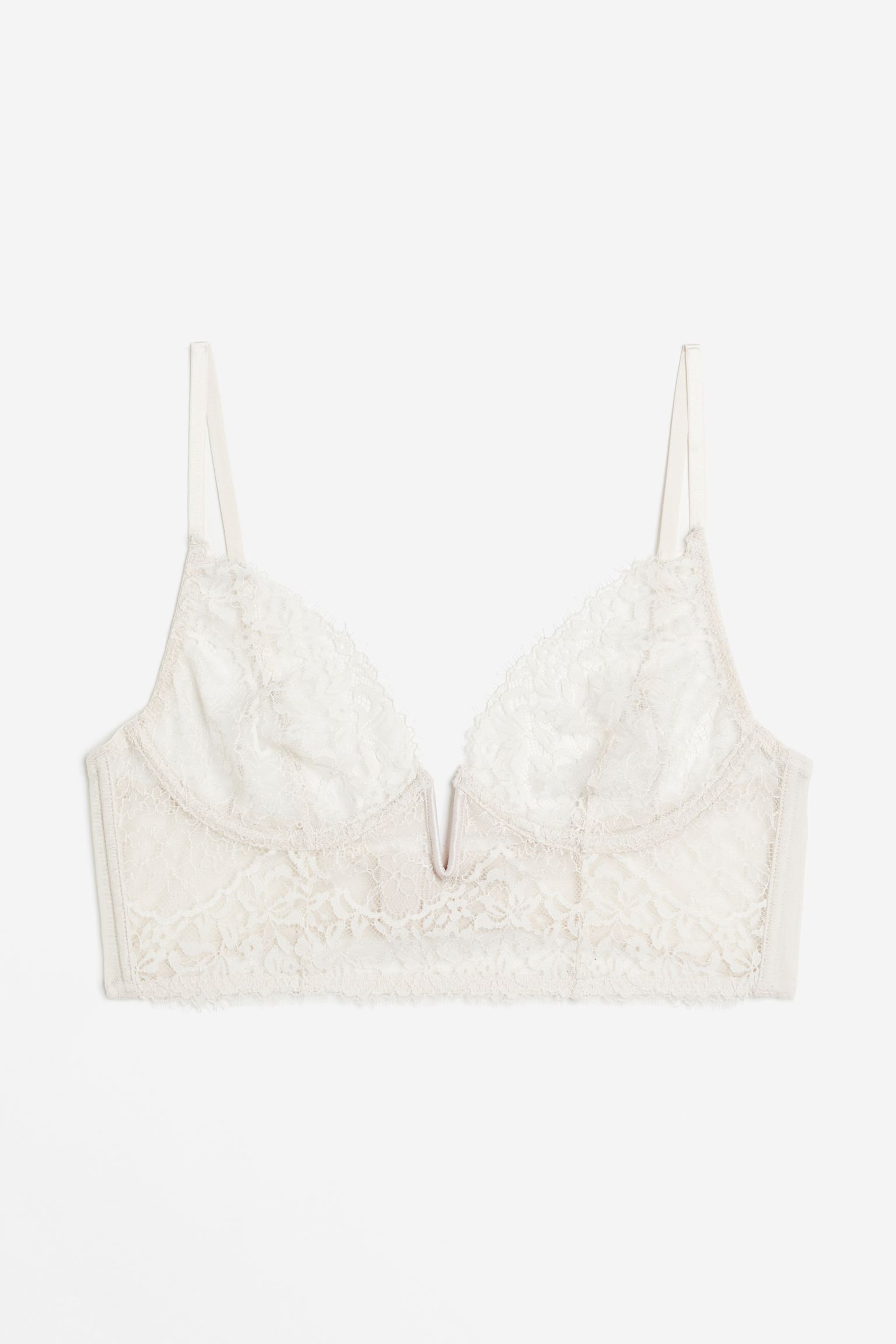 

Кружевное бюстье без подкладок