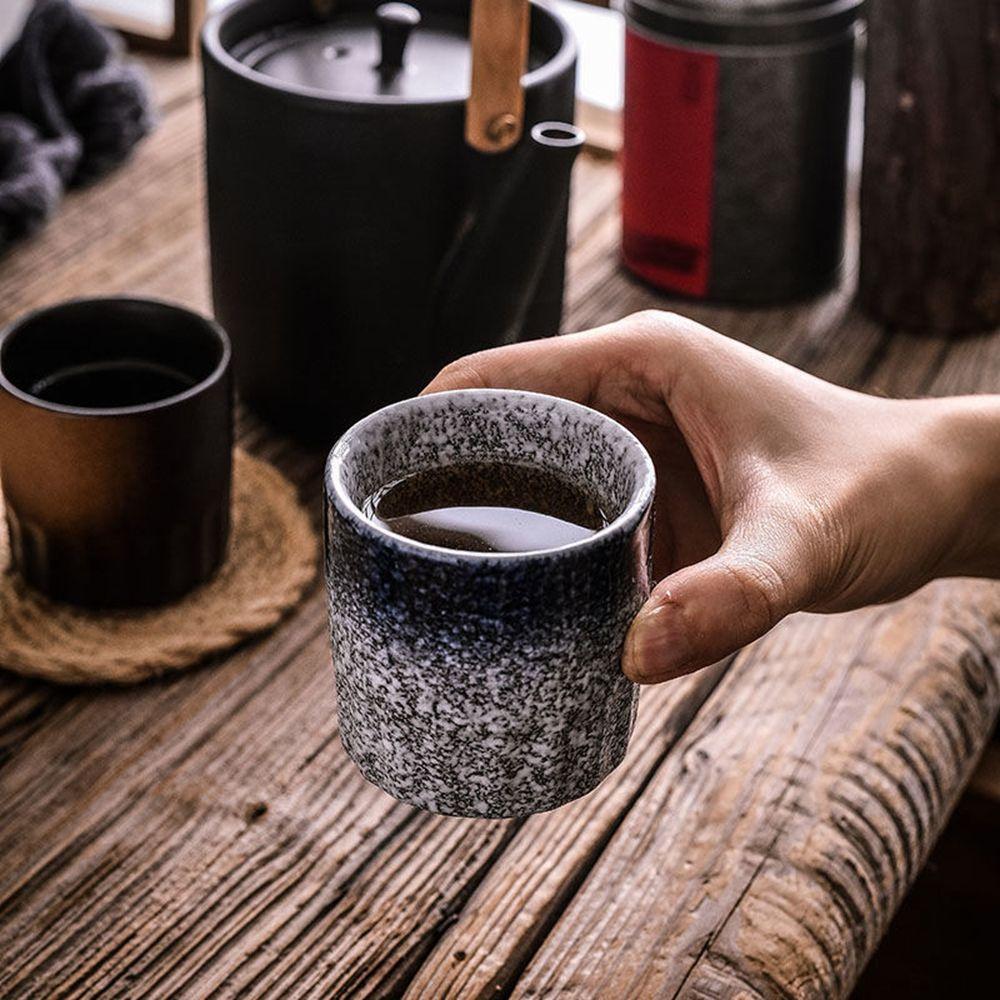 Asian No Handles Ceramic Tea Ceremony Handmade Stoneware Water Cup Mug Tea Cup Drinkware