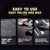 Black Automotive Wax - Polished, Waterproof, Protective Wax for Paint, Metal and Plastic Surfaces - Easy To Apply Liquid Wax