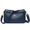 Women's Bag Fashionable Versatile Shoulder Bag Soft Leather Texture Retro Messenger Bag Multi-compartment Mother Bag