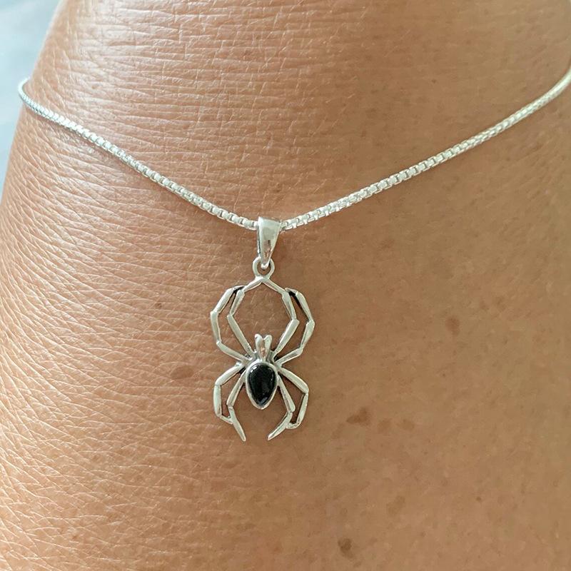 Fashion Personalized Items, Halloween Ghost Spider Necklace, Exaggerated Accessories